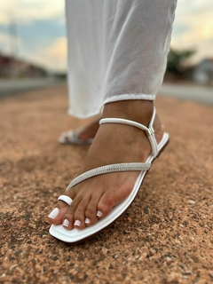 SANDALIA RASTEIRA WHITE - loja online