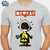 Camiseta Charlie Brown Snoopy Solitario Estampada Desenho - comprar online