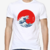 Camiseta Masculina Godzilla Bandeira do Japão Anime