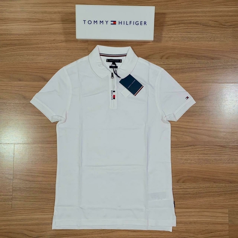 POLO MASCULINA TOMMY HILFIGER STP HALF ZÍPER SLIM FIT