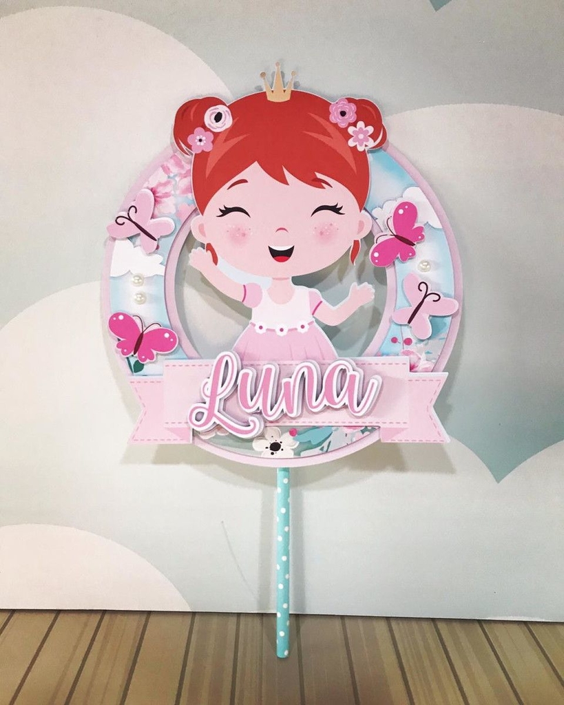 Kit Personalizados - Menina Ruiva - Lêeh Arteliê