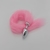 Plug LESS M Cromado Com Rabo Rosa