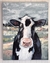 Image of Sophie the cow, 40x50 cm. Acrylic