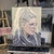 Soon / Lagertha, 18x23.6 in. Oil