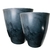 Kit 2 Vasos Cone Marmorizado 40x25 - Minas Revestimentos