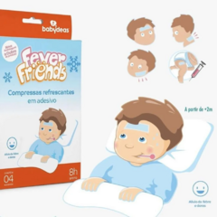 COMPRESSAS EM ADESIVO FEVER FRIENDS - BABYDEAS - comprar online