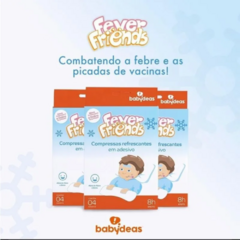 COMPRESSAS EM ADESIVO FEVER FRIENDS - BABYDEAS na internet