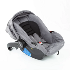 CARRINHO DE BEBÊ TRIO GREY STEEL INFANTI - BabyBee Store