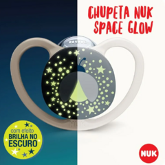 CHUPETA SPACE GLOW 0-6 MESES - NUK BRILHA NO ESCURO - comprar online