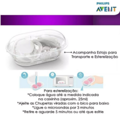 KIT CHUPETA ULTRA SOFT 0-6 MESES - AVENT - BabyBee Store