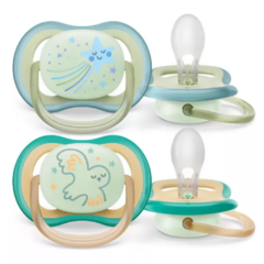 KIT CHUPETA ULTRA AIR NIGHTTIME 0-6 MESES - AVENT BRILHA NO ESCURO - comprar online