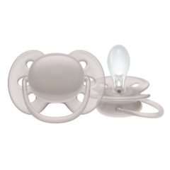 CHUPETA ULTRA SOFT CINZA 6-18 MESES - AVENT - comprar online