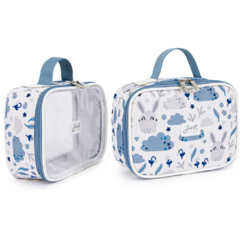 KIT NECESSAIRE BUNNY AZUL JUST BABY