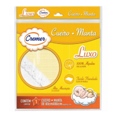 CUEIRO MANTA FLANELADO CREMER LUXO - BabyBee Store