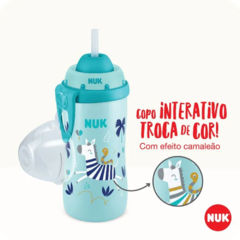 COPO C/ CANUDO FLEXI CUP NUK MUDA DE COR 300ML na internet