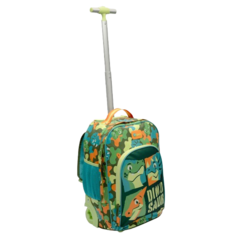 MOCHILA DE RODINHAS DINO TRIO - PUKET - comprar online