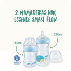 KIT MAMADEIRA SMART FLOW AZUL NUK (150ML/270ML) - comprar online