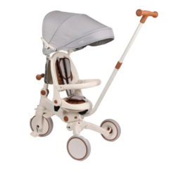 TRICICLO INFANTIL PREMIUM BABY E-LITE TRIKE OFF WHITE/ CINZA - BabyBee Store