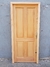 Puerta Exterior MOD. C9 cuatro tableros ciega triple cerradura Cedro