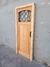 Puerta Exterior MOD. C1 Un tablero liso 1/4 vidrio c/reja Cedro - comprar online