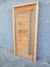 Puerta Machimbrada MOD. VARESE vidrio lateral c/barral Cedro - comprar online