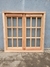 Ventana de Abrir MOD. CAB v/repartido recto Colonial 150x150 Cedro