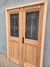 Puerta doble Colonial MOD. ALBERDI D reja de fundicion Cedro - comprar online