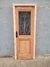 Puerta Simple Colonial MOD. ALBERDI S reja de fundicion Cedro