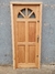 Puerta Exterior MOD.9TC cuatro tableros 1/2 Sol triple cerradura Cedro