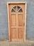 Puerta Exterior MOD.9 cuatro tableros 1/2 Sol Cedro