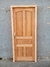 Puerta Exterior MOD.6 ciega cuatro tableros Cedro