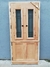 Puerta Simple Colonial MOD. AZORES reja combinada Cedro