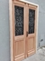 Puerta doble Colonial MOD. PESCARA reja de fundicion Cedro - comprar online