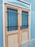 Puerta doble Colonial MOD. FOGGIA reja combinada Cedro - comprar online