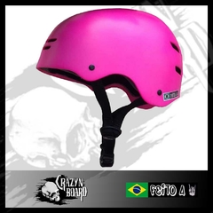 Capacete Pró Crazynboard - Pink - comprar online