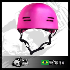 Capacete Pró Crazynboard - Pink