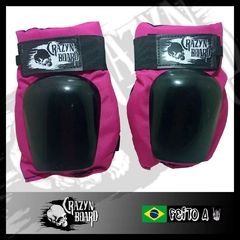 Cotoveleiras Pró Crazynboard - Rosa(M)