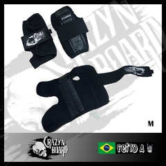 Wristguard Crazynboard Pró - Preto - M - comprar online