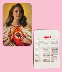 Estampita con Calendario - Lana