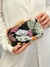 Clutch bordada lantejoulas - PRETO - comprar online