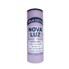 Vela de 7 dias Lilás Nova Luz Ecoluz 250g