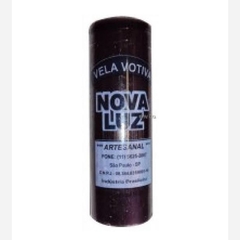 Vela de 7 dias Roxa Votiva Nova Luz Ecoluz 250g