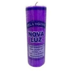 Vela de 7 dias Violeta Nova Luz Ecoluz 250g