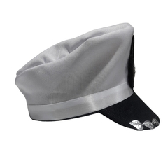 Chapéu de Marinheiro Capitão Branco com Preto Quêpe - comprar online