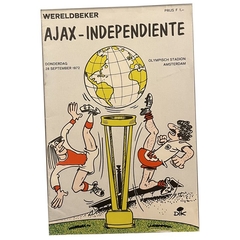 Programa Copa Intercontinental 1972 Ajax Independiente