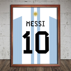 Set Posters enmarcado Camisetas carrera Lionel Messi - comprar online