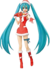 ACTION FIGURE - HATSUNE MIKU - PROJECT DIVA 2NS XMAS