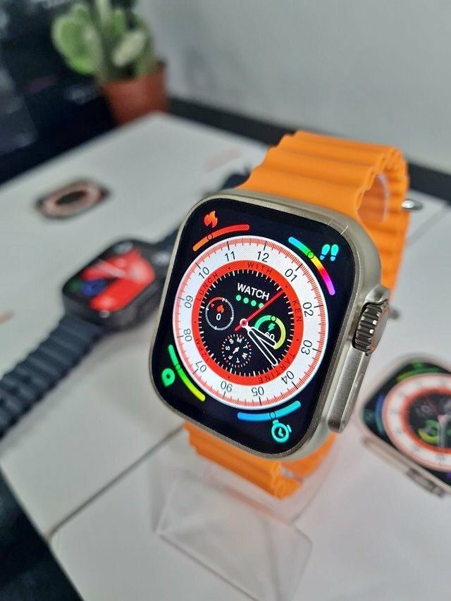 Relógio Inteligente Smart Watch Digital Recebe e Faz Ligaçoes Troca  Pulseira Nfc Indução W28 Pro - Rosa