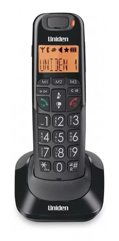 Telefono Uniden 4105 inalambrico teclas y pantalla grande ideal adultos mayores