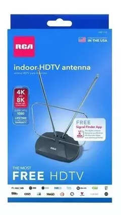 Antena Digital Interior Para Tv Abierta Tda Rca con Cable Hd Full - comprar online